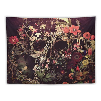 Bloom Skull Tapestry