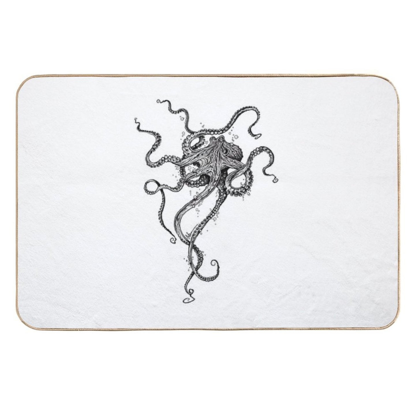 Octopus  Fade-Resistant Bath Mat