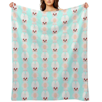 Bandy The Bunny Throw Blanket