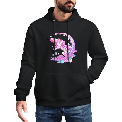 Pastel Goth Trex - Vaporwave Aesthetic Breathable Fabric Hoodie