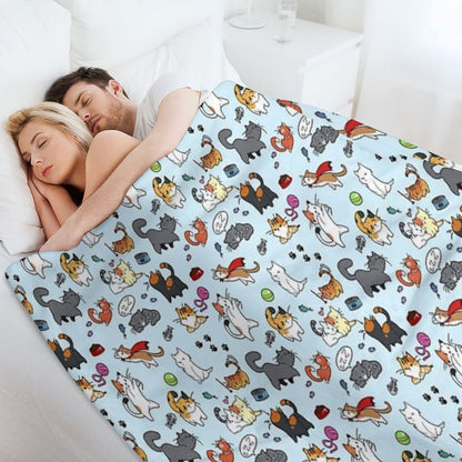 Cats!! Throw Blanket