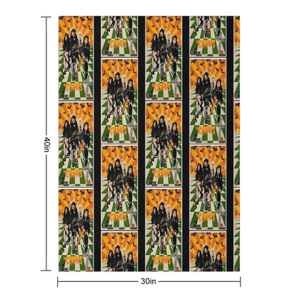 The Cramp's Halloween Throw Blanket