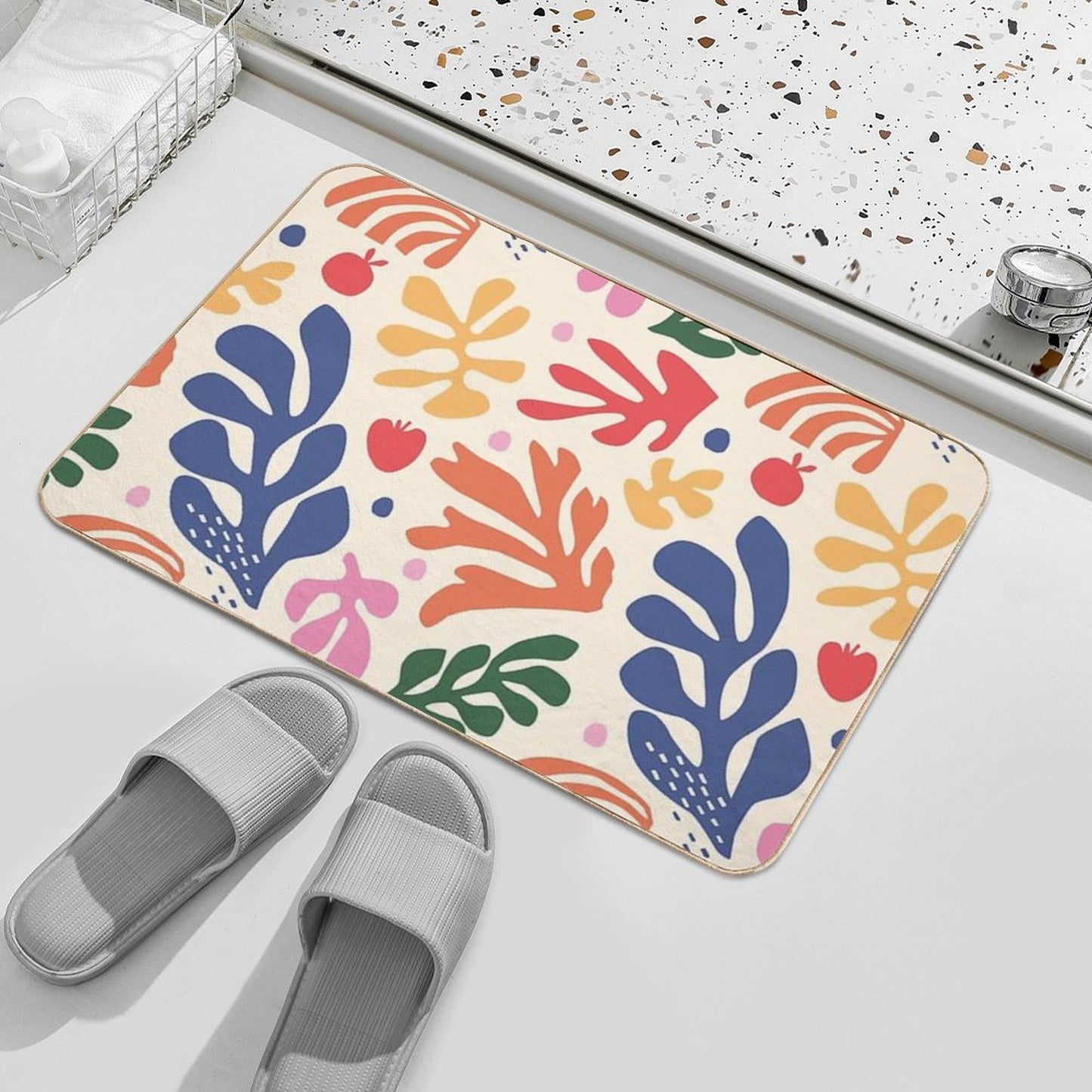 Matisse Flowers Art Bath Mat