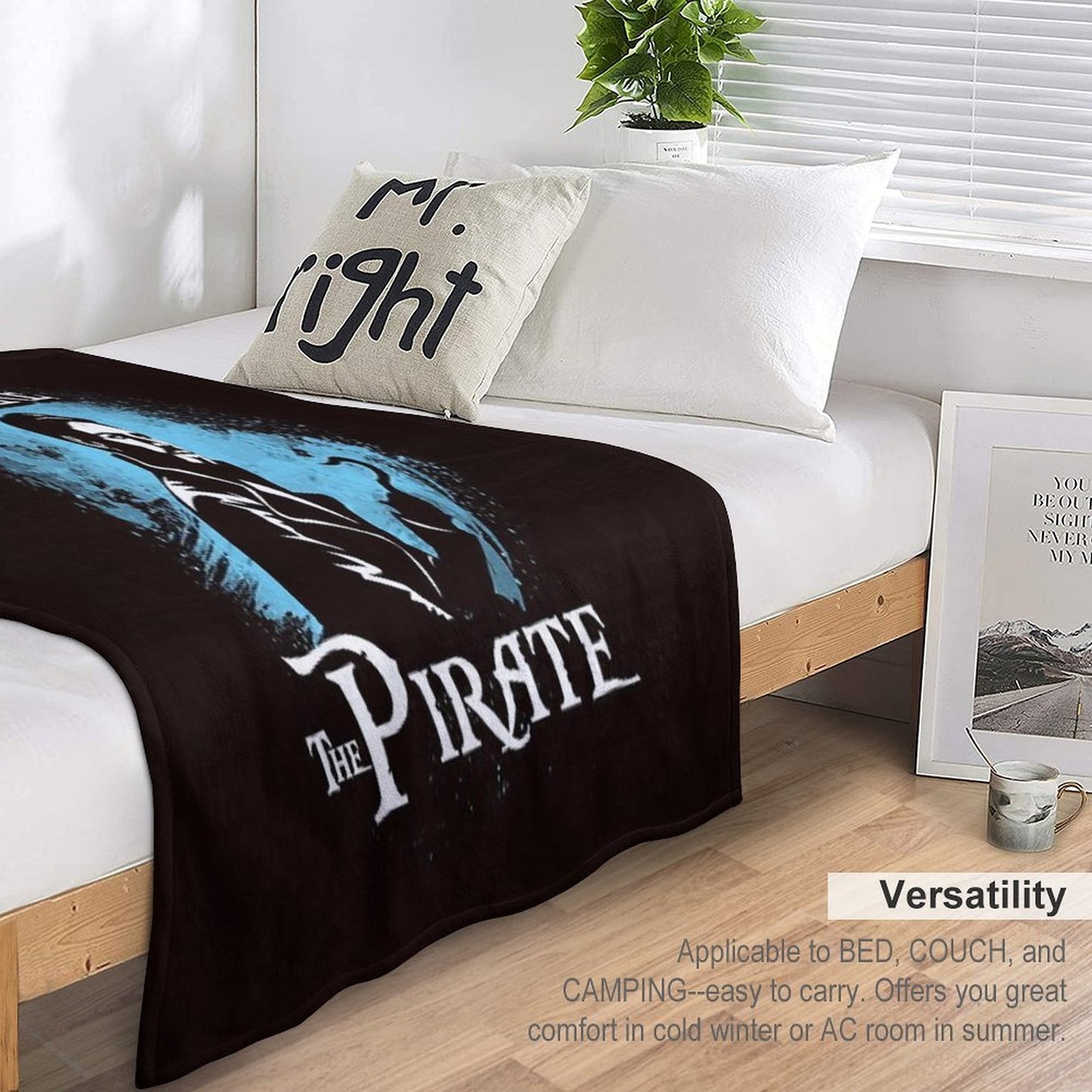 Keep The Prince, I'll Take The Pirate Throw Blanket