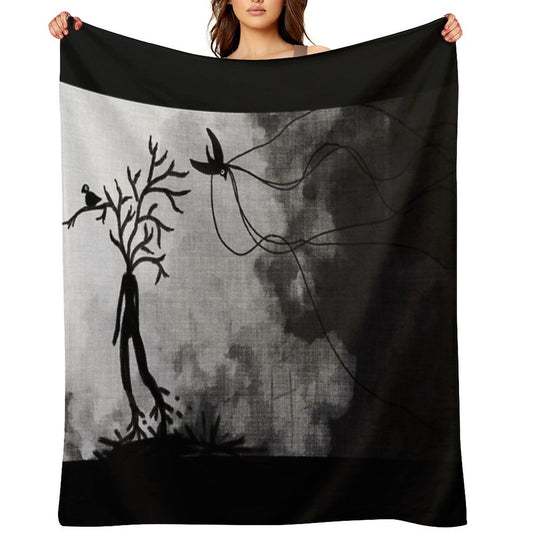 RISE AND FALL Throw Blanket