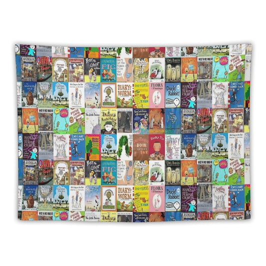Children Picture Book Covers Tapestry