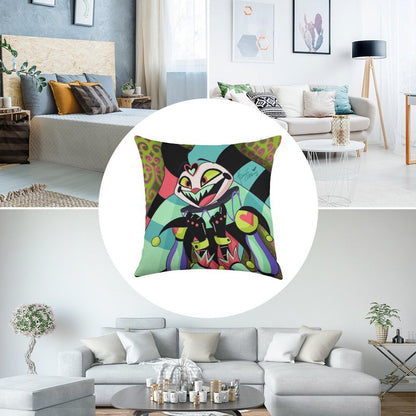 Excited Fizzarolli Linen Throw Pillow Cover