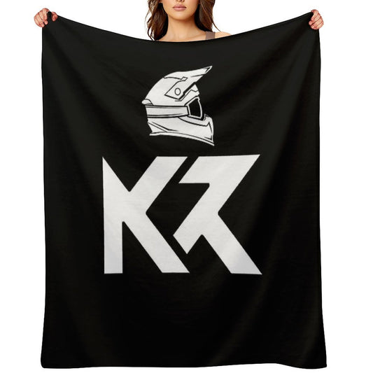 KR Motocross Throw Blanket