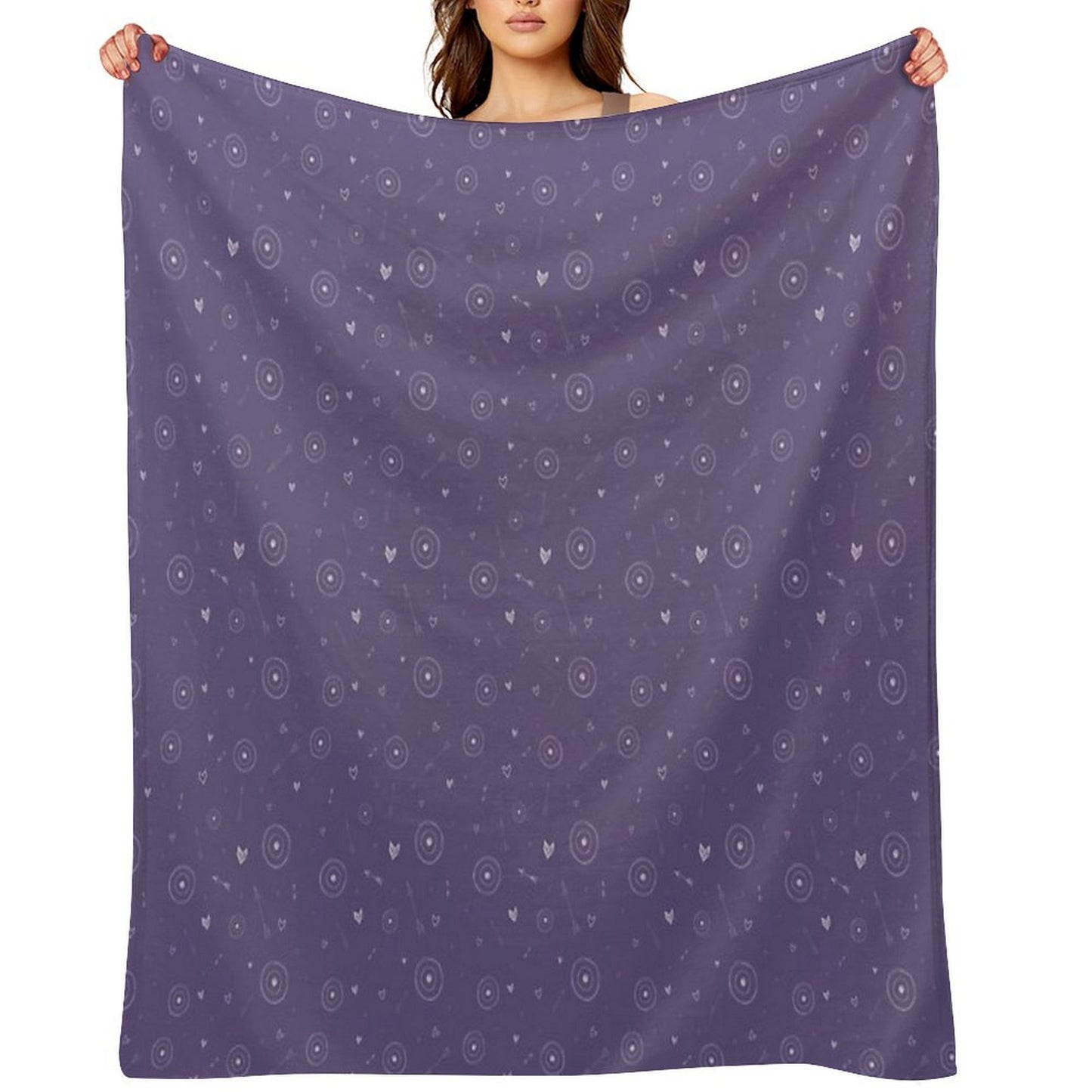 Kate Bishop Hawkeye Print Throw Blanket