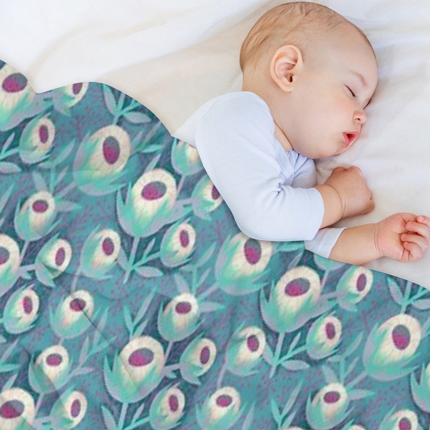 Sugar Cookie Blossoms Throw Blanket