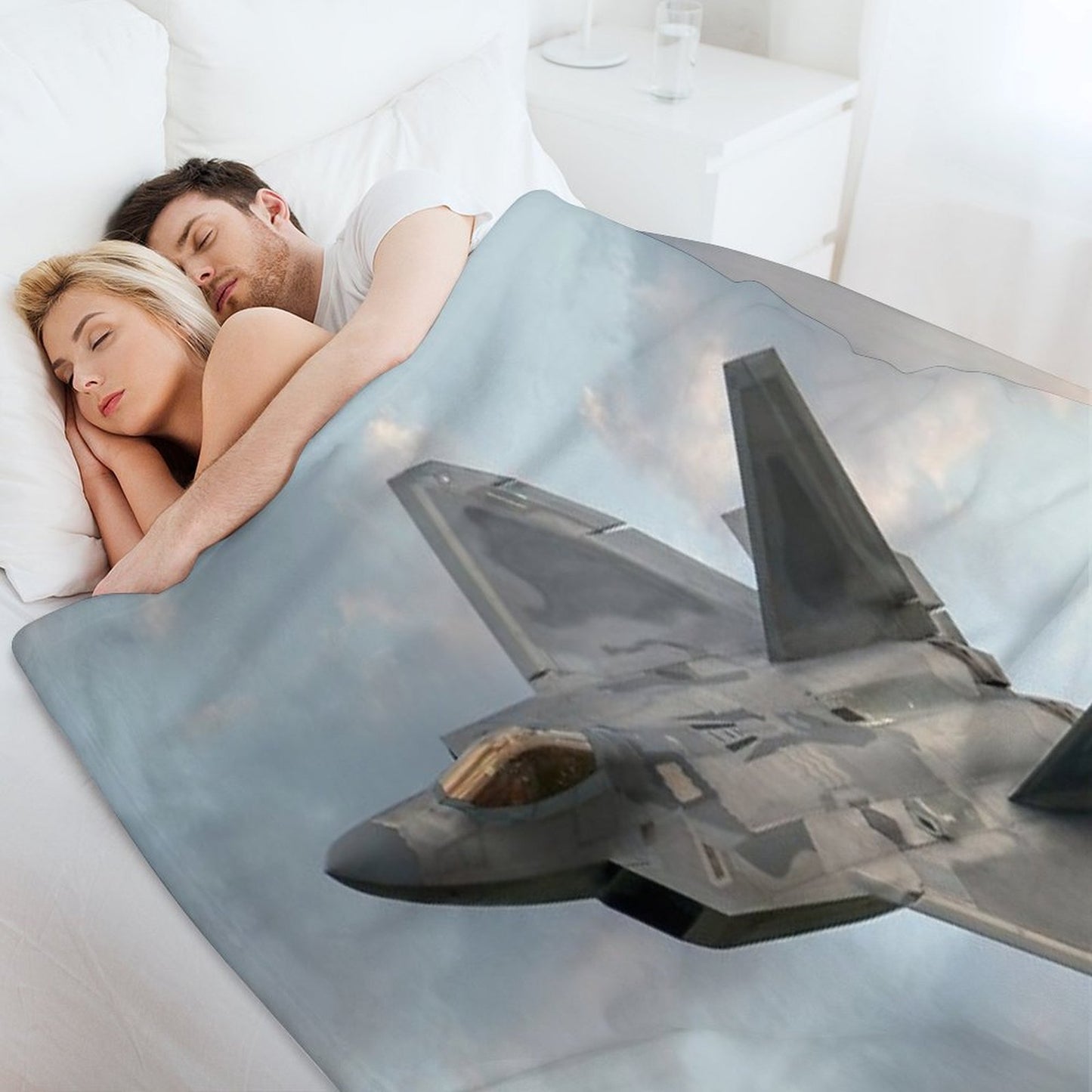 F22 Raptor Throw Blanket