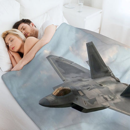 F22 Raptor Throw Blanket