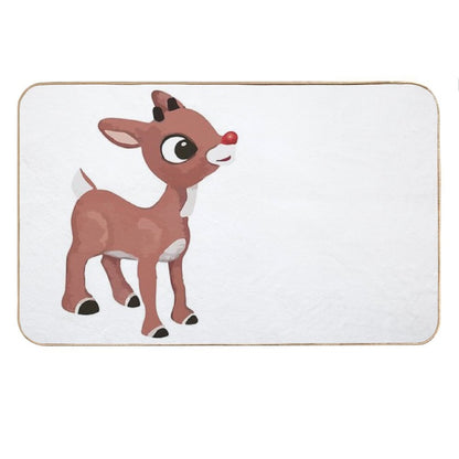 Classic Rudolph © GraphicLoveShop Bath Mat