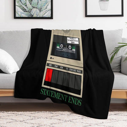 Statement Ends Throw Blanket