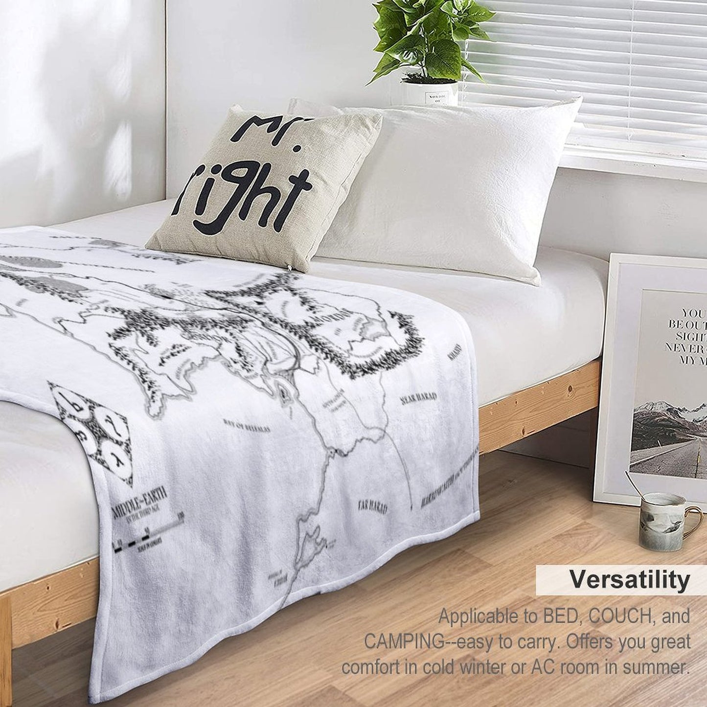 Fantasy Map Throw Blanket