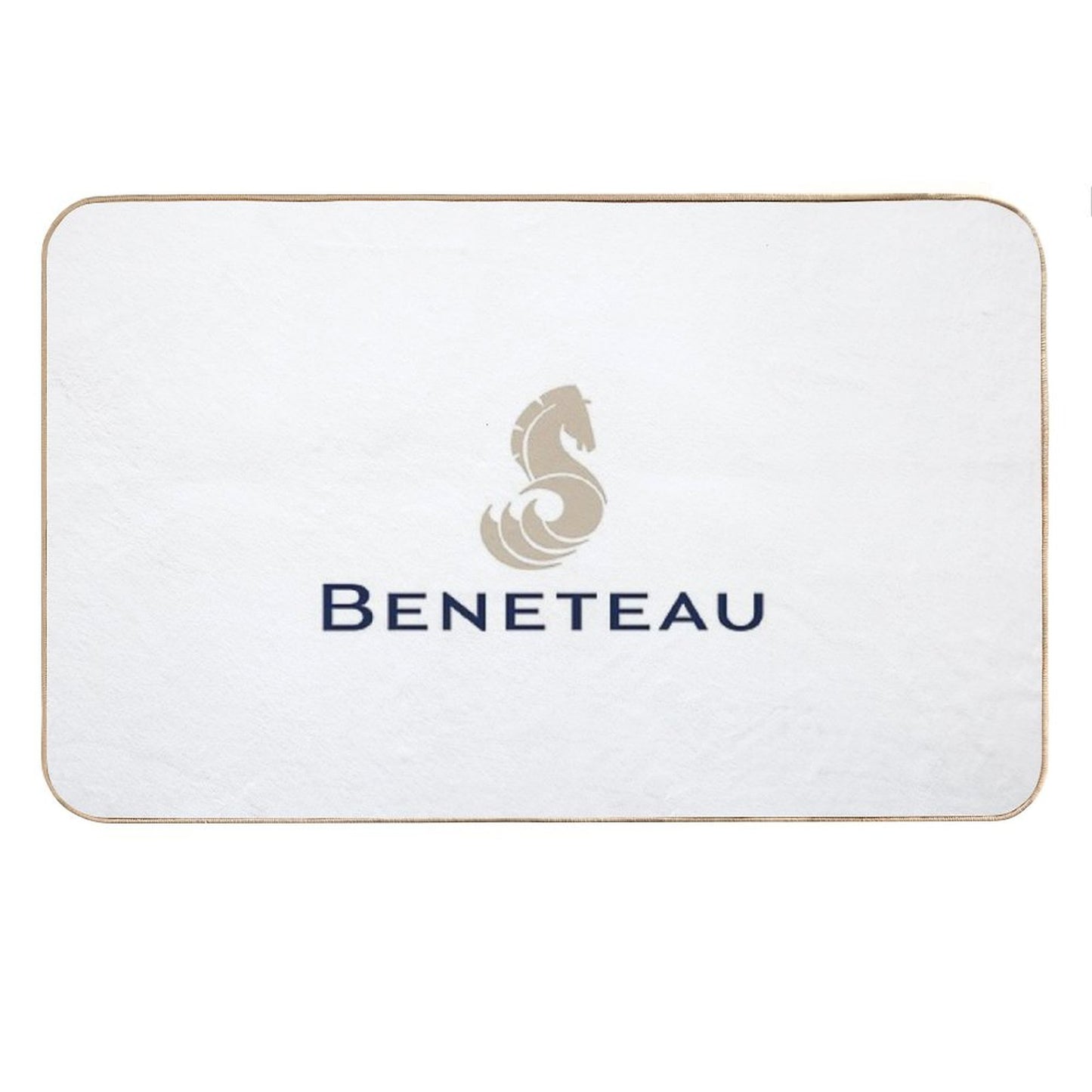 Beneteau Yachts Logo Fishing Bath Mat