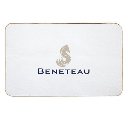 Beneteau Yachts Logo Fishing Bath Mat