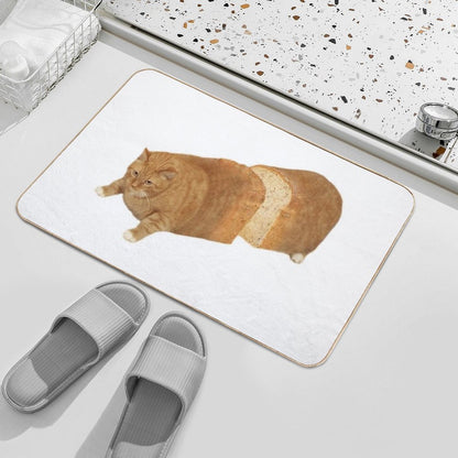 Cat Loaf Durable Bath Mat