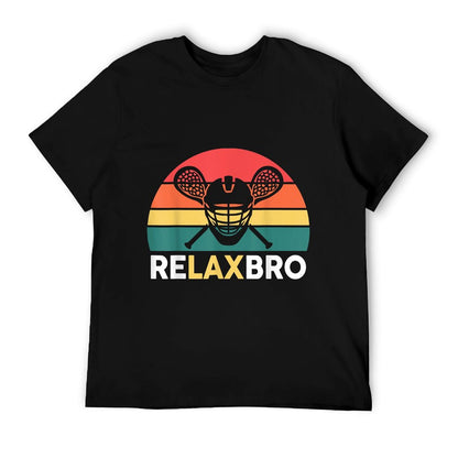 Lacrosse-Shirt Relaxbro Funny Lacrosse Lax Boys Youth Men T-Shirt