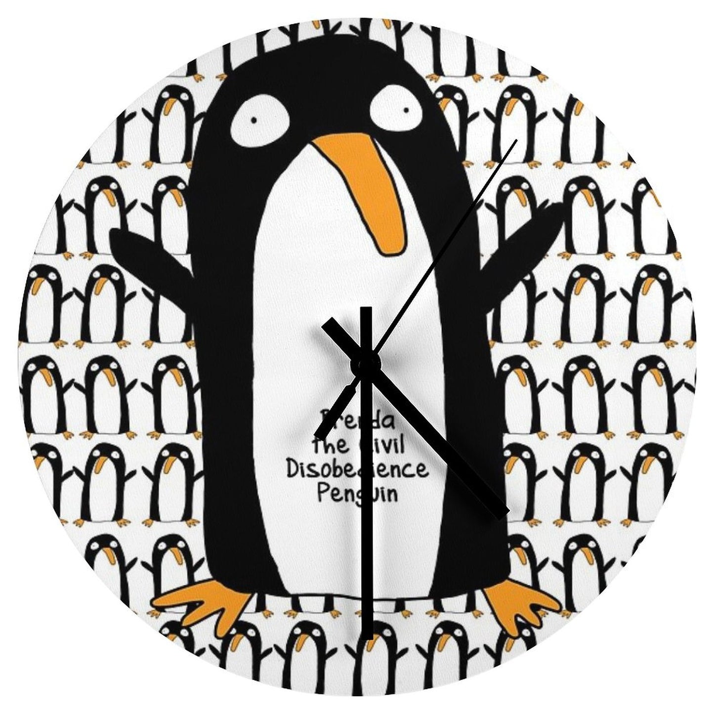 Brenda Penguin Clock Wall Clock