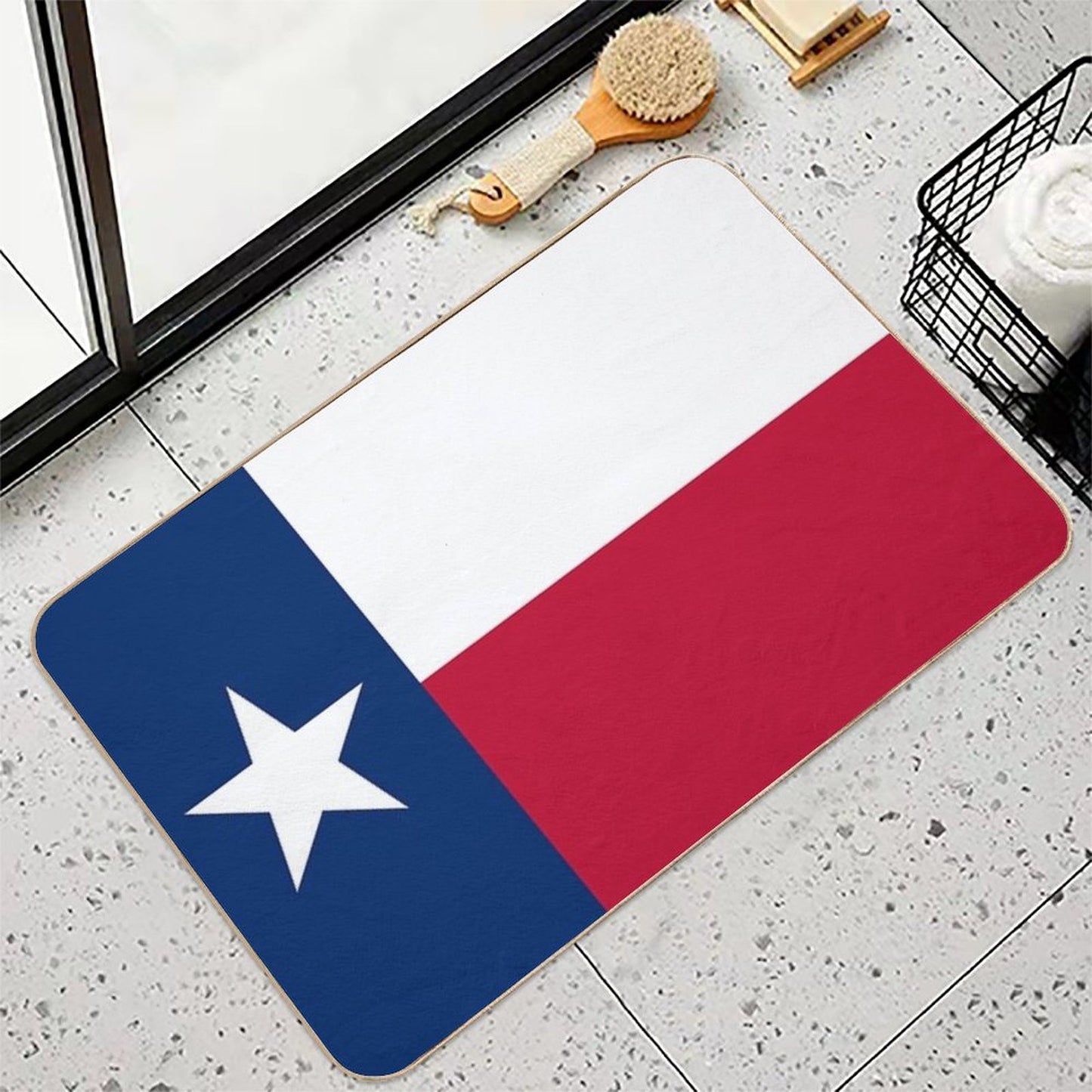 Flag of Texas State United States of America Bath Mat