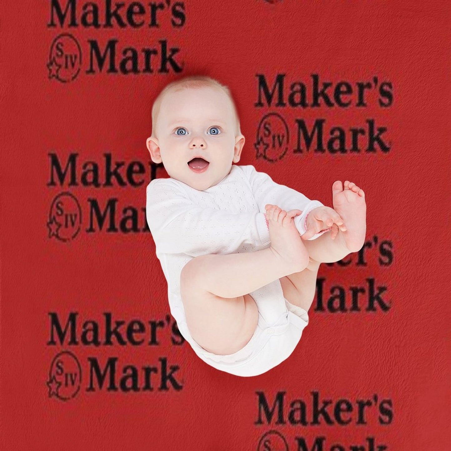 Maker's Mark Bourbon Throw Blanket