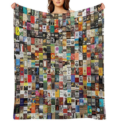 Classic Books Throw Blanket
