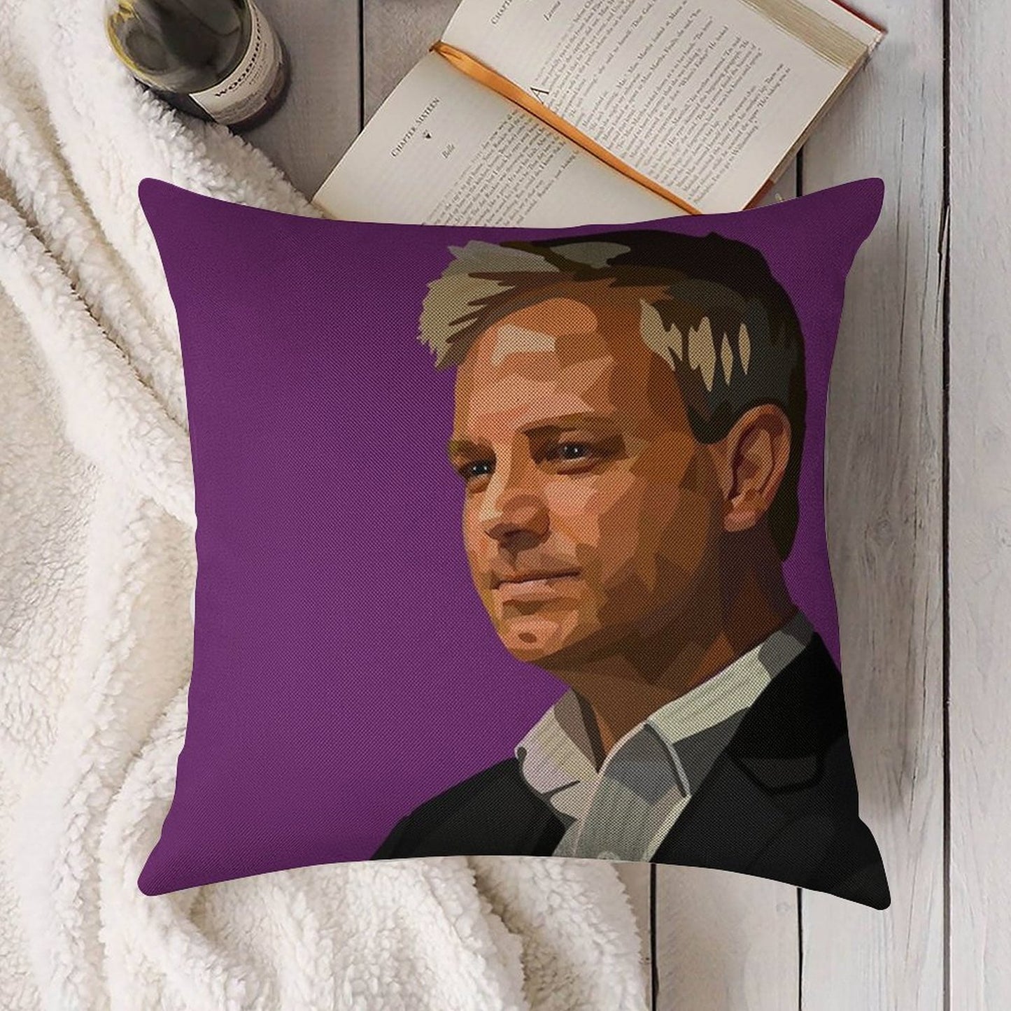 Prof. Brett Sutton Linen Throw Pillow Cover