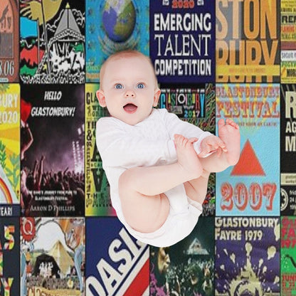 Glastonbury Festival Throw Blanket