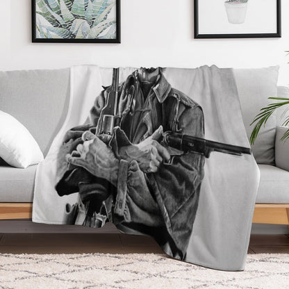 Clint Eastwood Josey Wales  Drawing Throw Blanket