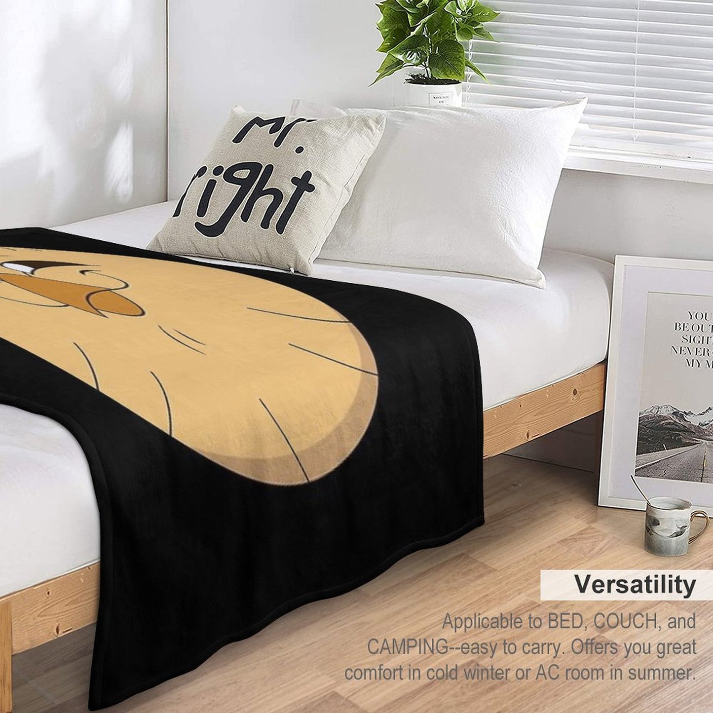 Smiling Hooty The Owl House Throw Blanket