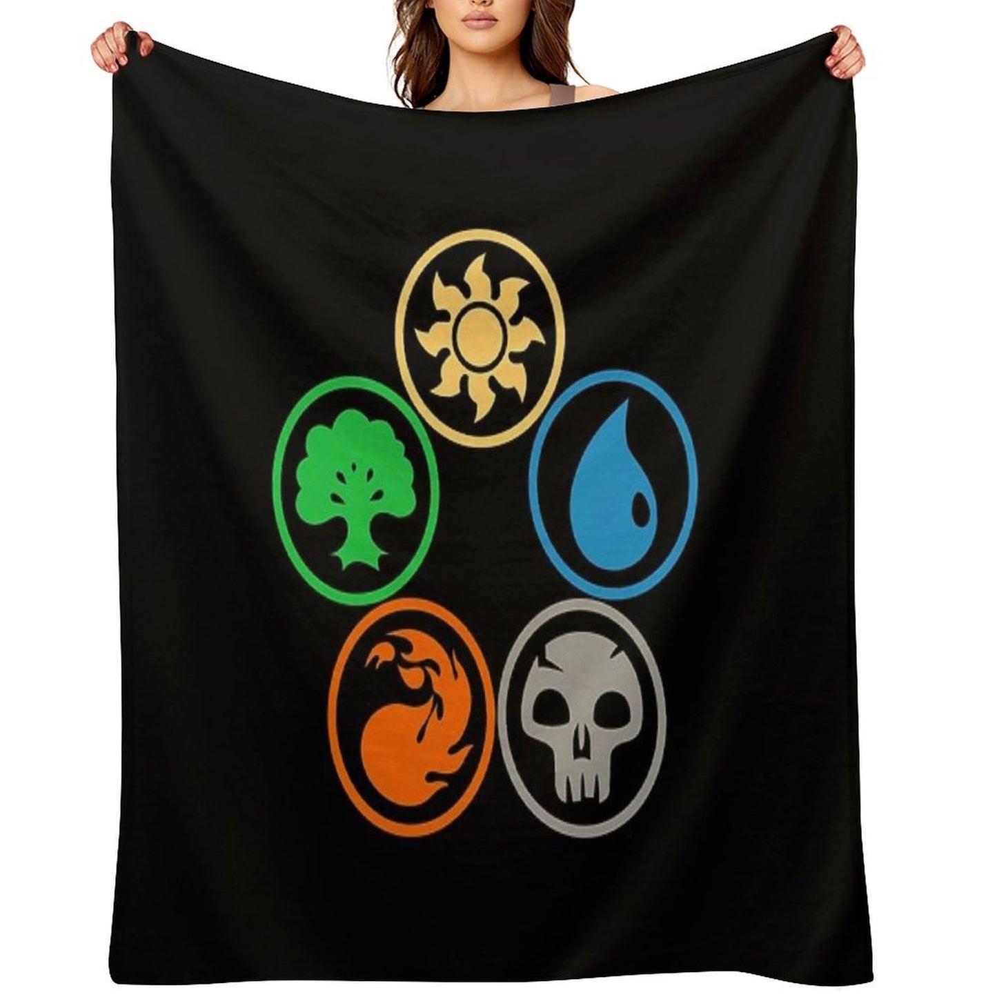 Amergo Posisi Pas Throw Blanket