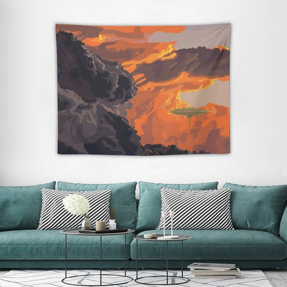 City in The Clouds Tapestry