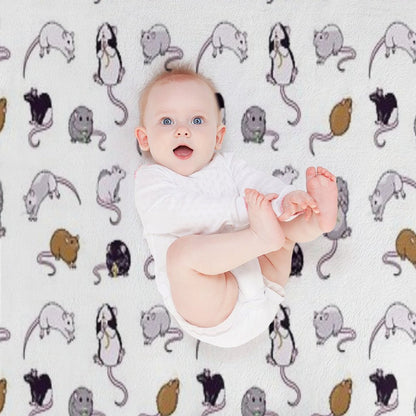 Rats, Rats, Rats Throw Blanket