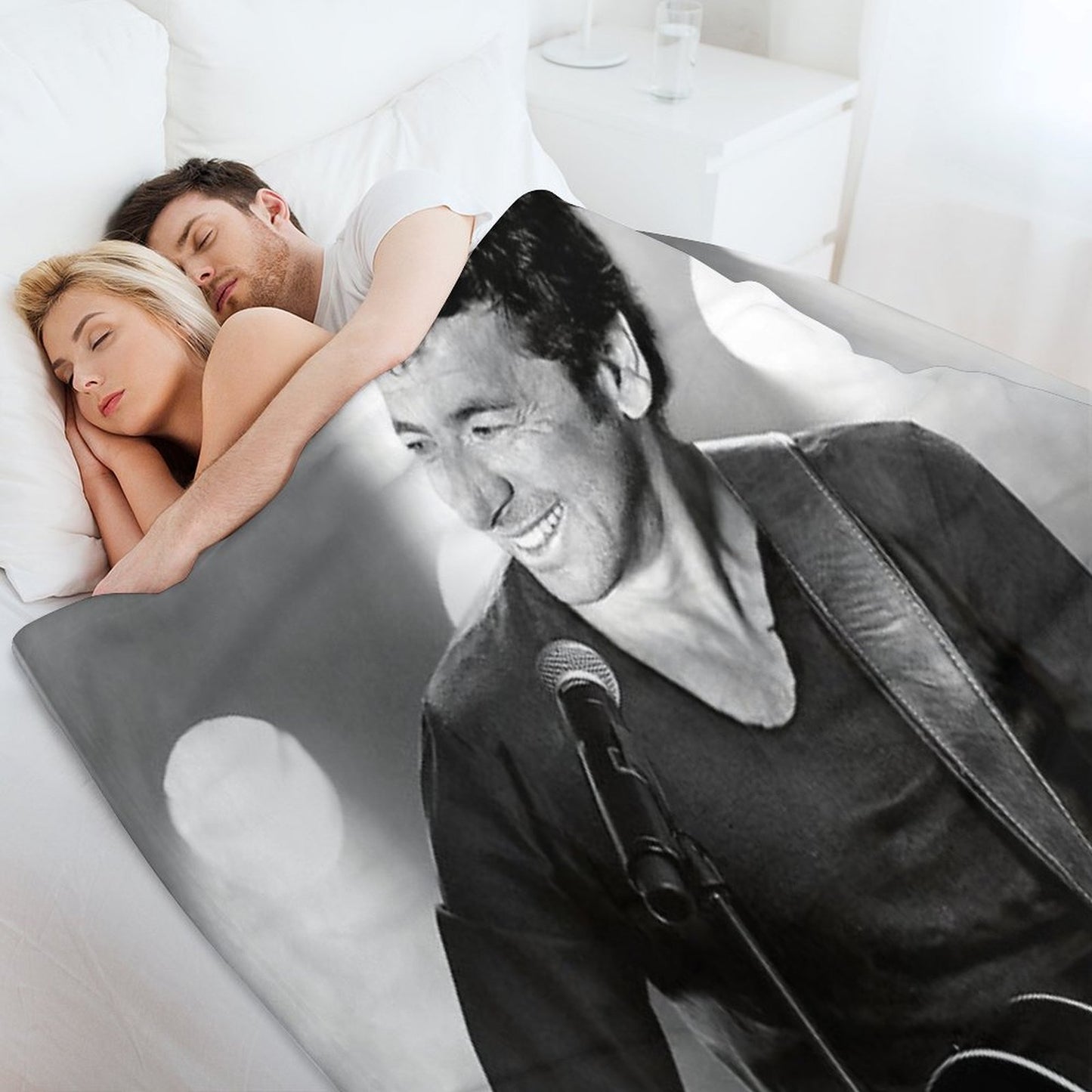 Thighaag Patrick Bruel Show Tour TOURNEE En ACOUSTIQUE 2022 Throw Blanket