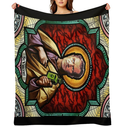 St. Vincent Price Throw Blanket