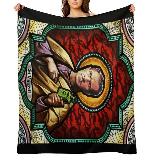 St. Vincent Price Throw Blanket