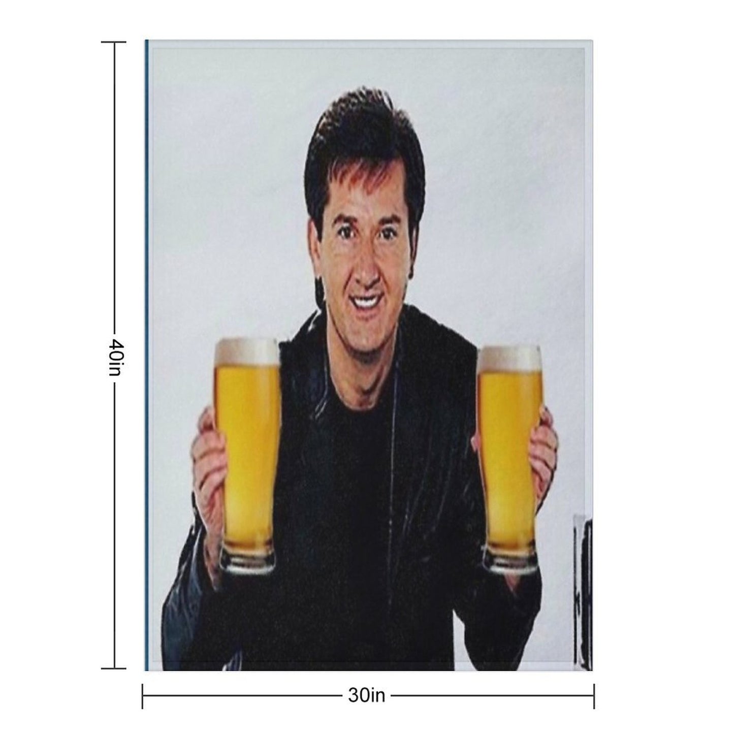 Daniel O'Donnell Pints Throw Blanket