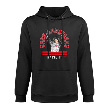 Pete Crow-Armstrong Raise The Roof - Chicago Baseball Shrink-Resistant Hoodie