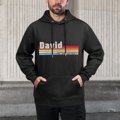 David Gift Name Personalized Birthday Funny Christmas Shape Retention Hoodie