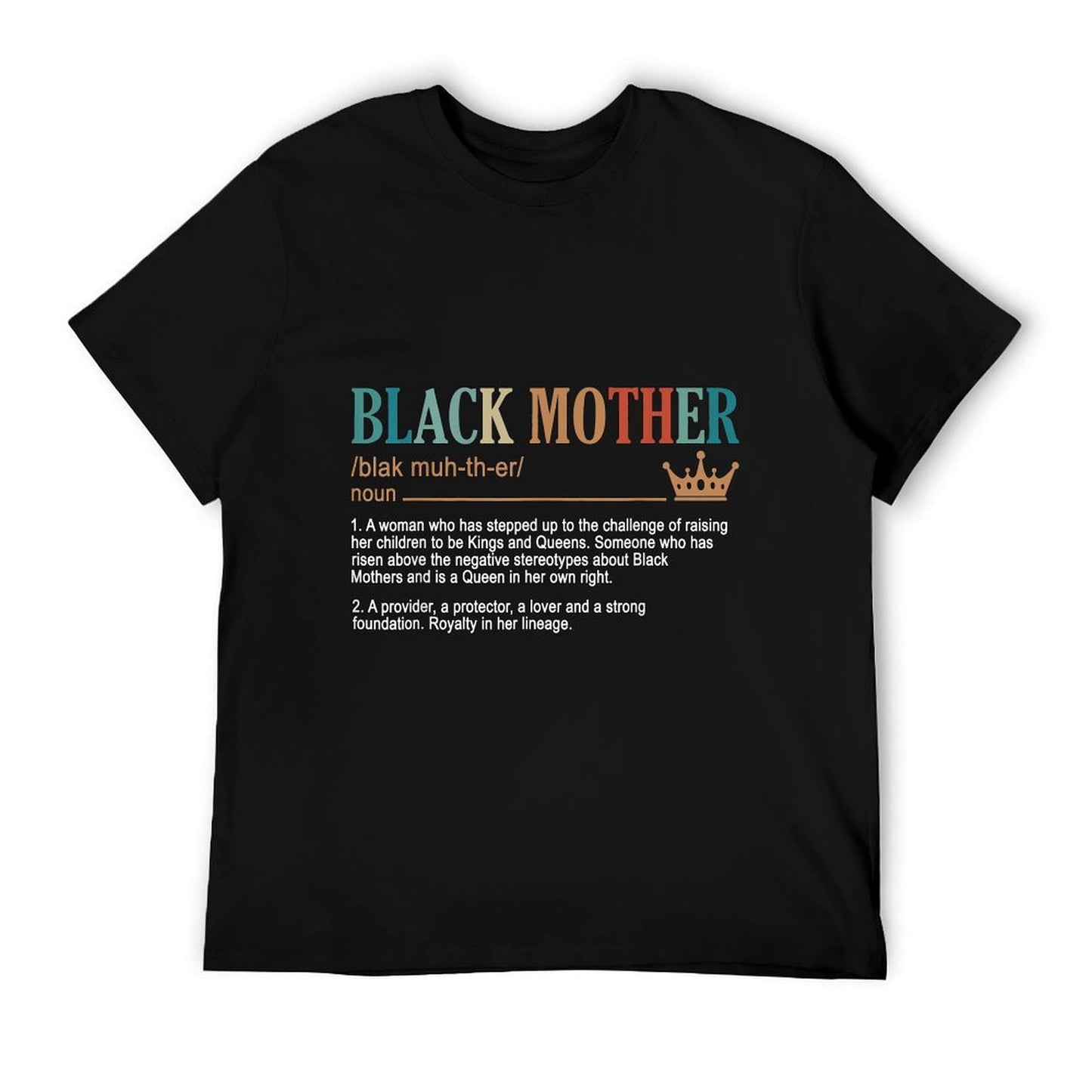 Black Mother Definition African American Mom Mother&#39;s Day T-Shirt