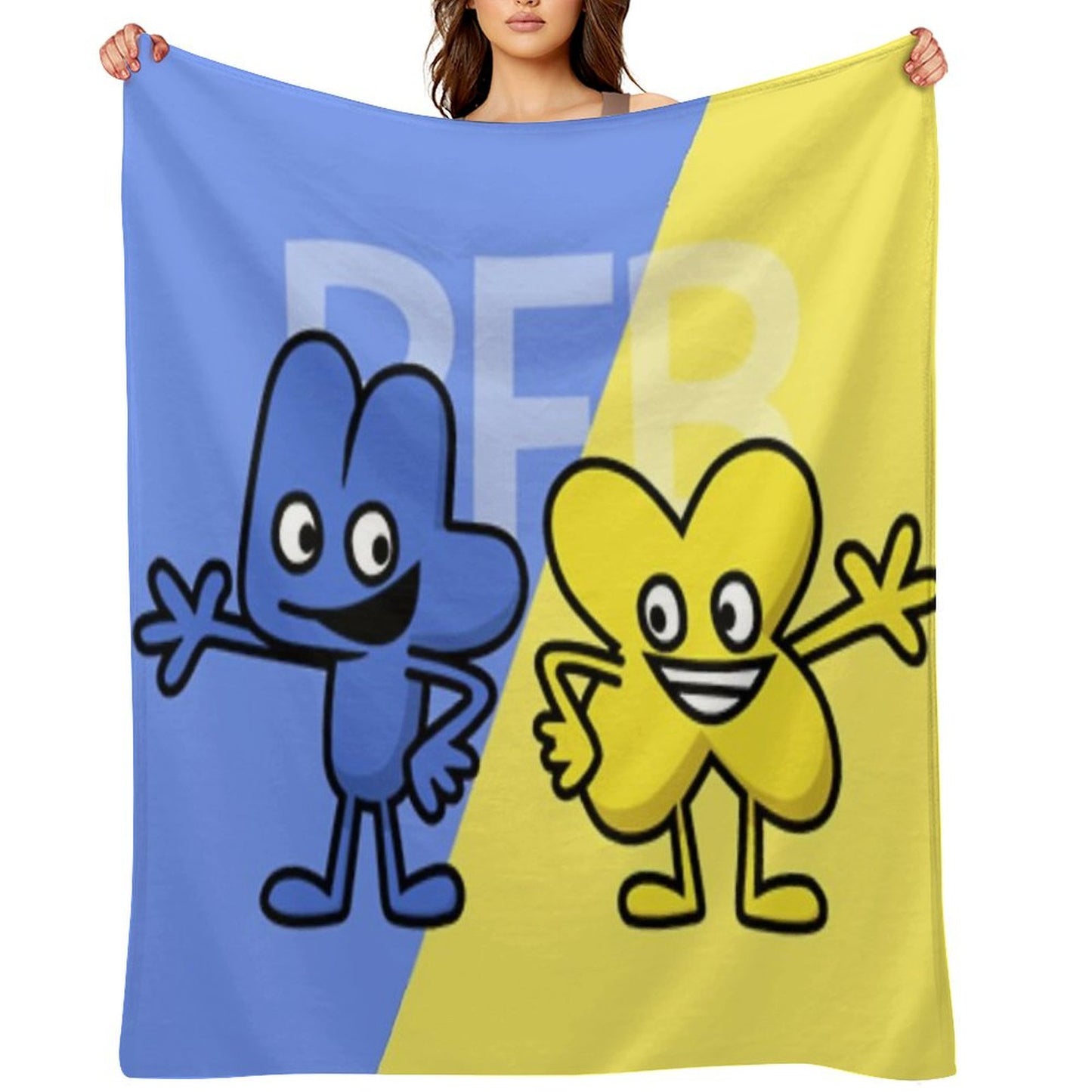 BFB 4 And X Design Throw Blanket