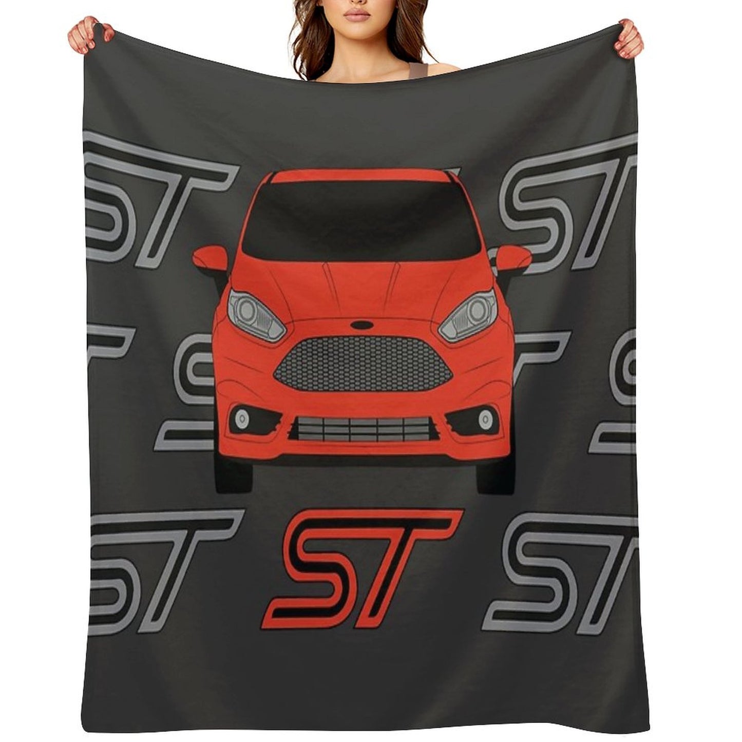 Fiesta ST Throw Blanket