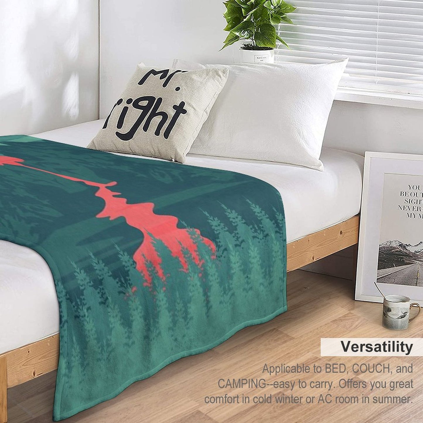 The Red River Throw Blanket