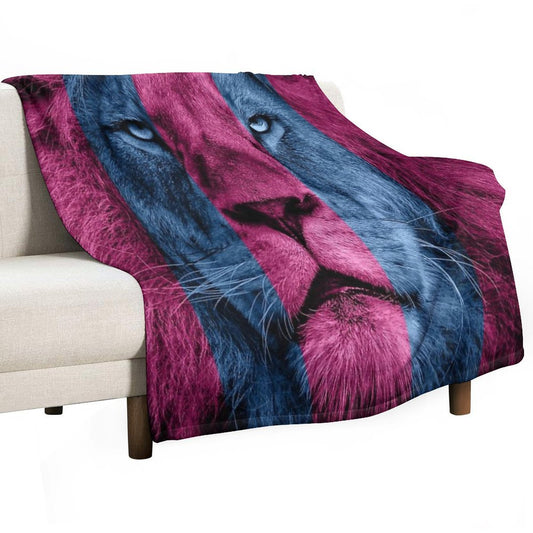 Aston Villa Lion Throw Blanket