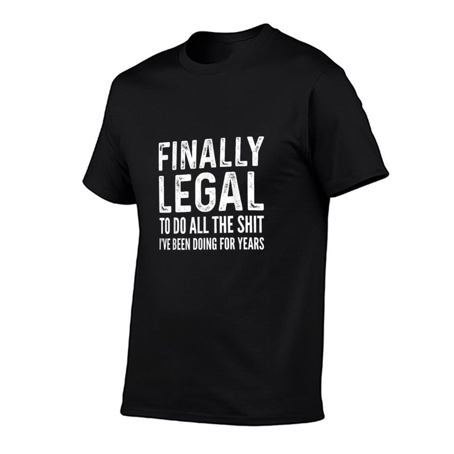 Finally Legal Funny 21st Birthday 2004 Gift For Men & Women T-Shirt