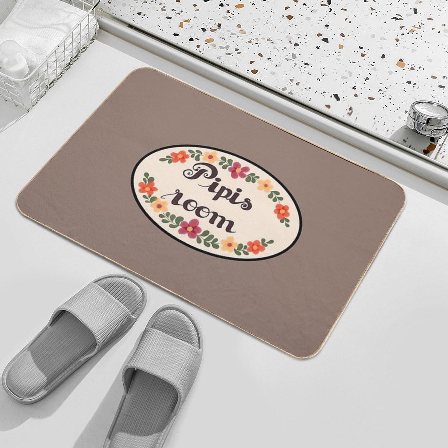 Pipis Room Design - Polygon Griffin McElroy Inspired Bath Mat