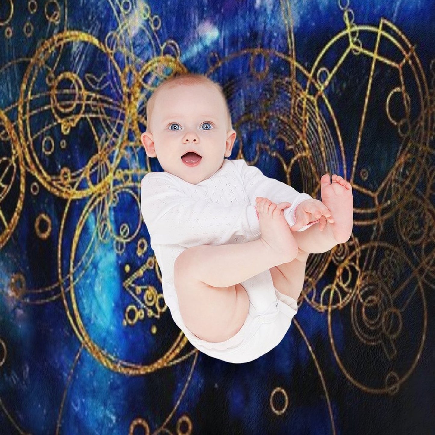 ClockWork Writing Throw Blanket