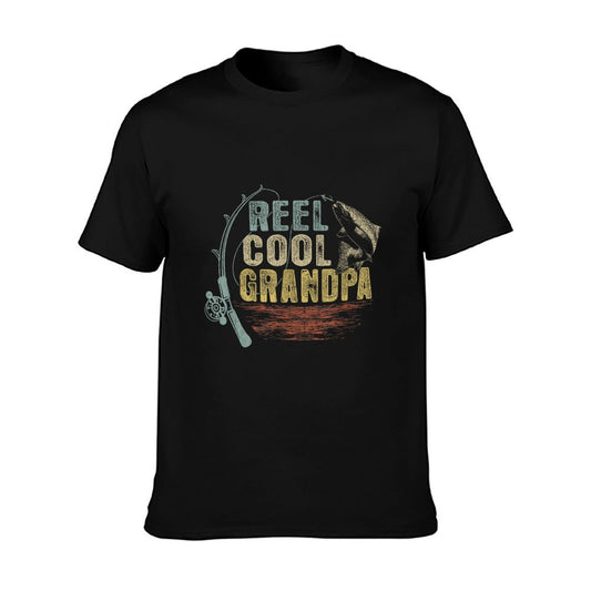 Funny Fishing Vintage Reel Cool Grandpa T-Shirt