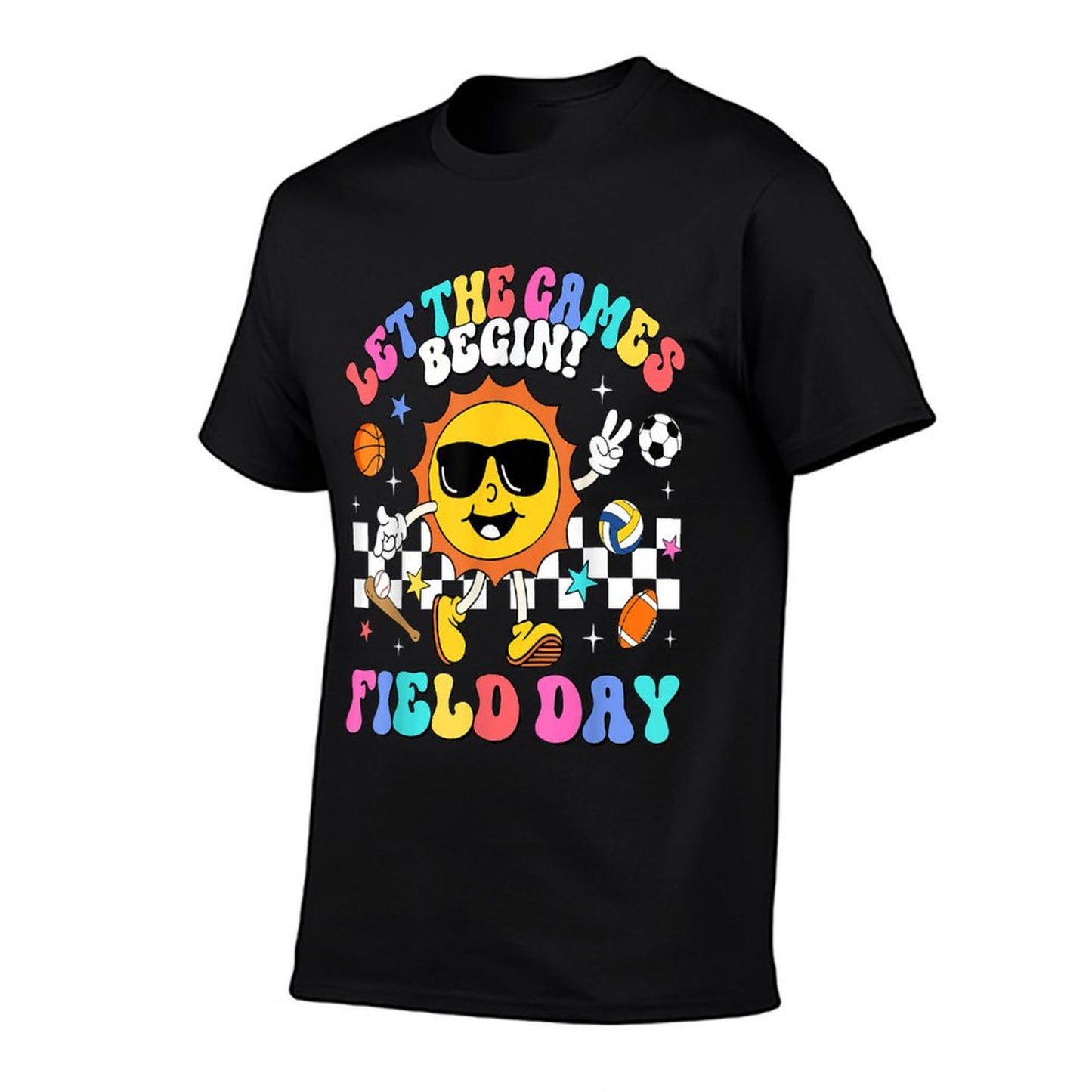 Field Day 2025 Let The Games Begin Teachers Kids Field Day T-Shirt